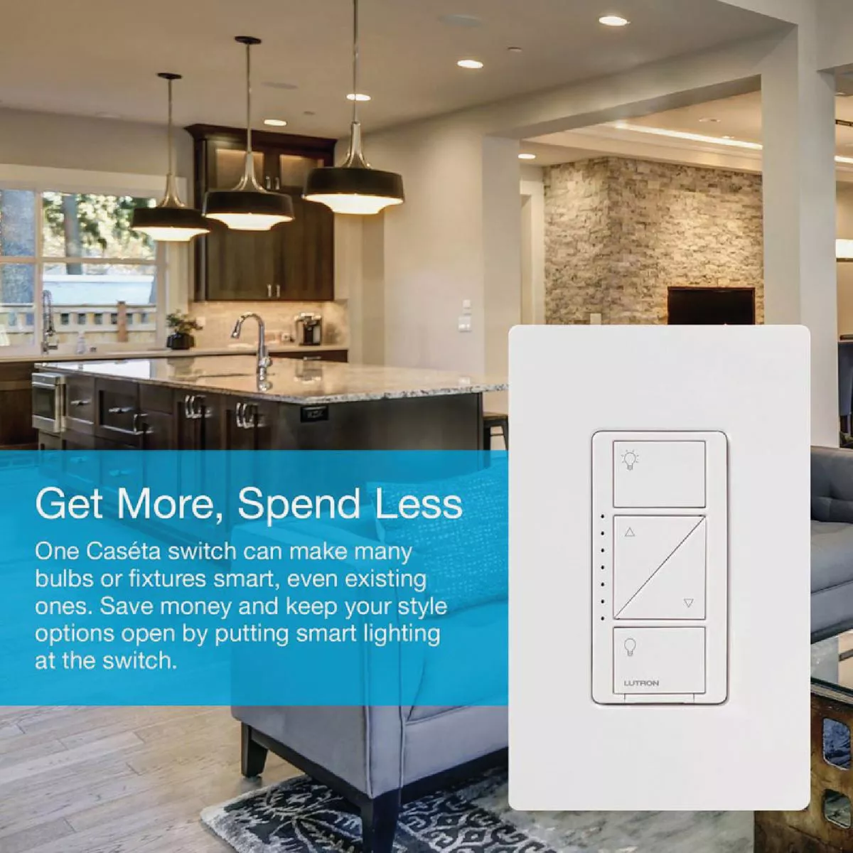 Lutron Caseta White Smart Lighting Wireless Dimmer - photo 8