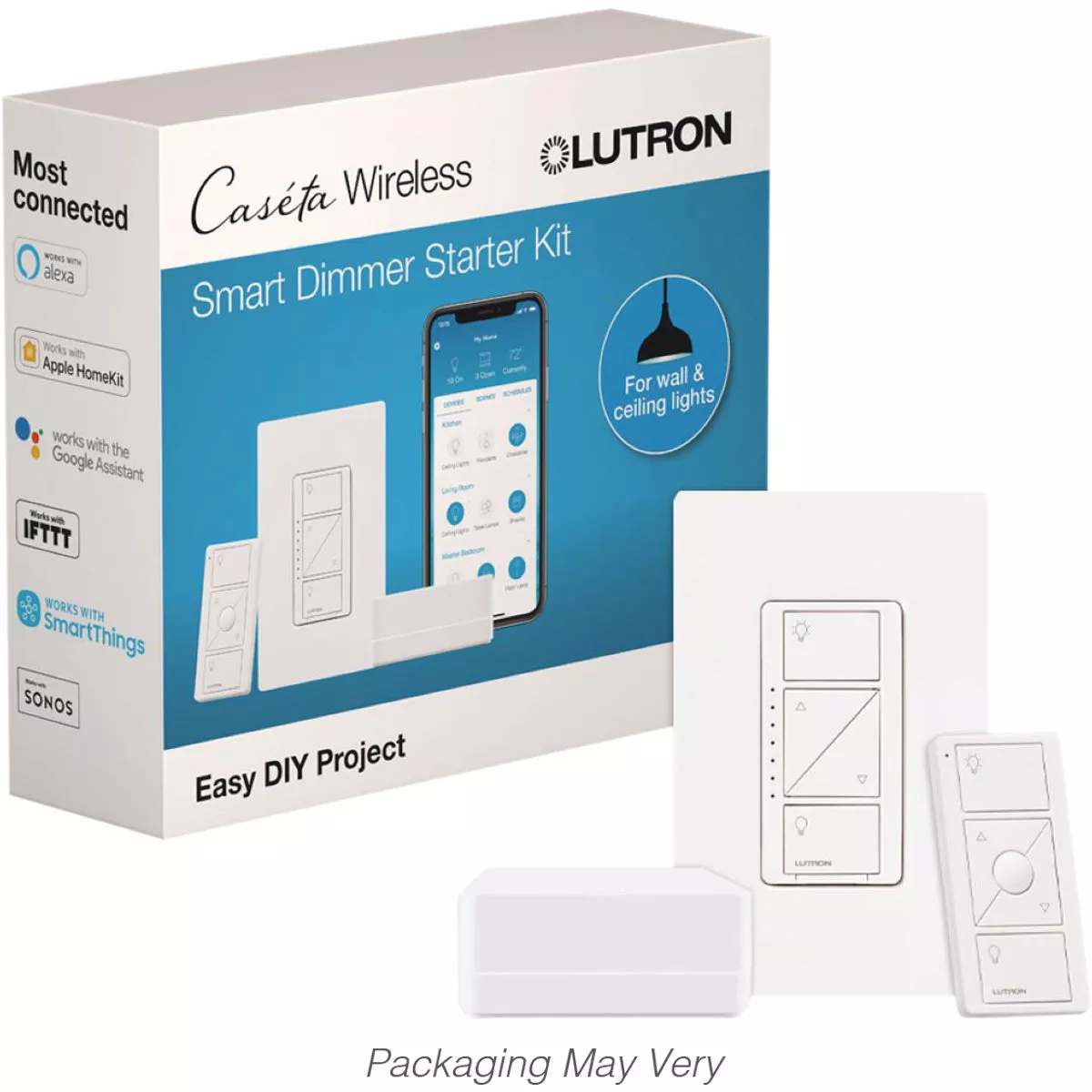 Lutron Caseta White Smart Lighting Wireless Dimmer - photo 16