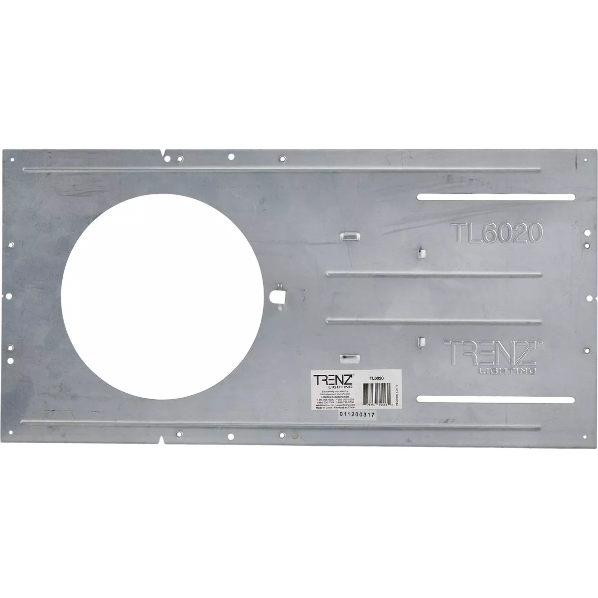 Liteline Trenz ThinLED 6 In. Round Recessed Fixture Mounting Plate - photo 2