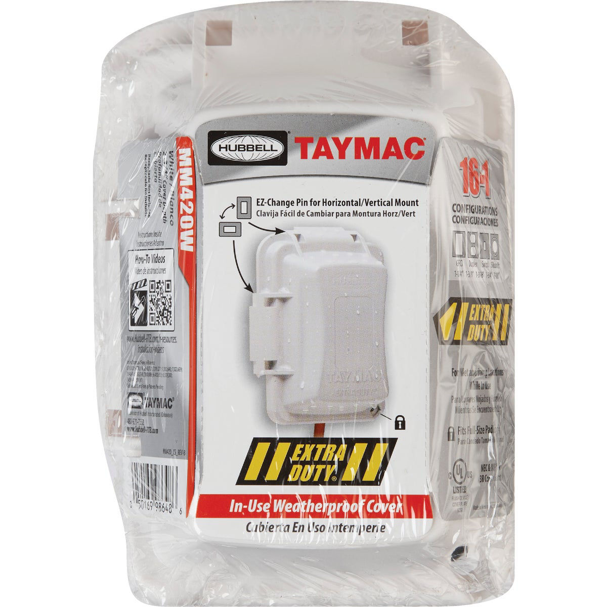 Taymac extra duty single gang vertical horizontal mount polycarbonate