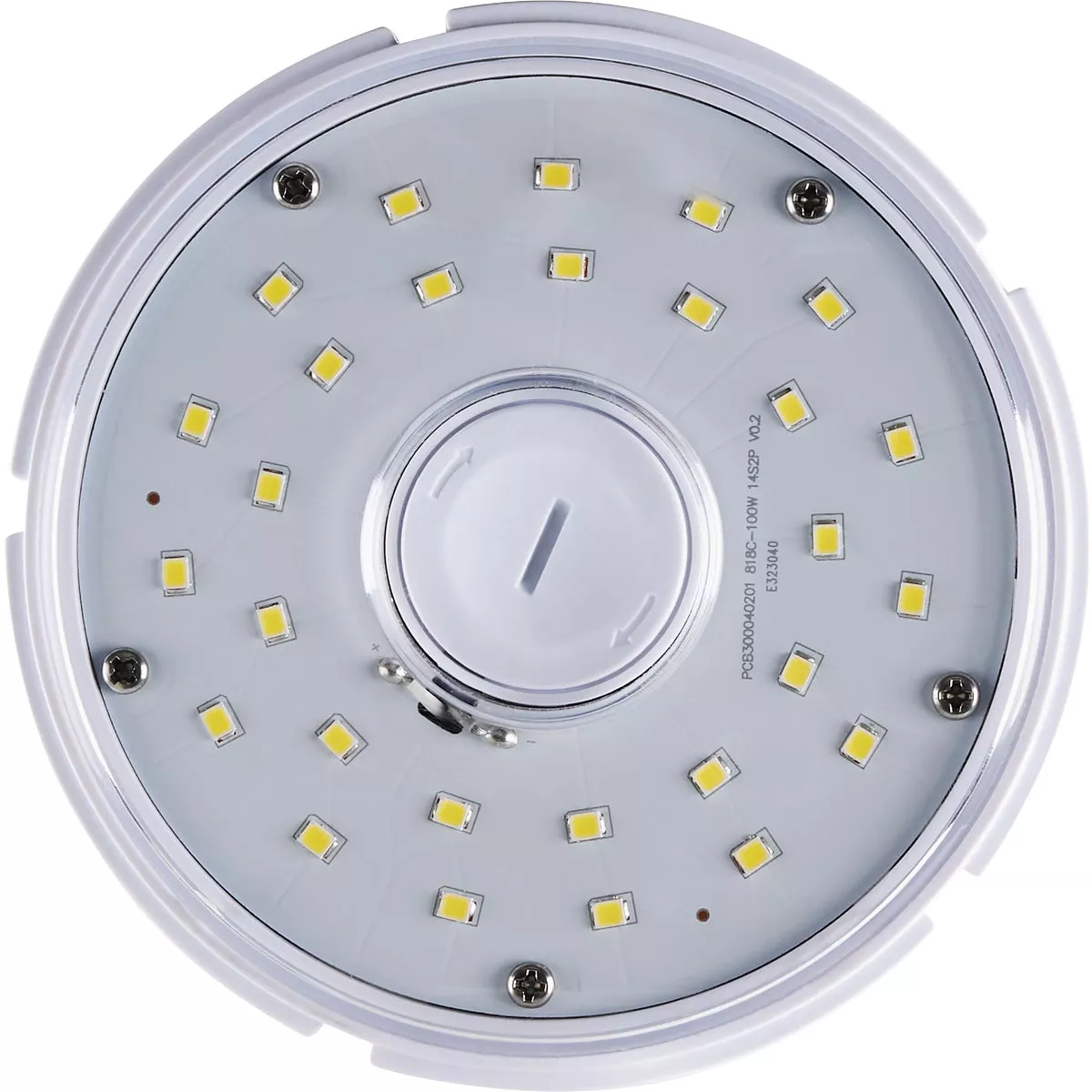 Satco Hi-Pro 400W HID Equivalent Clear Corn Cob Mogul Extended Base LED High-Intensity Light Bulb w/Safety Chain - photo 3
