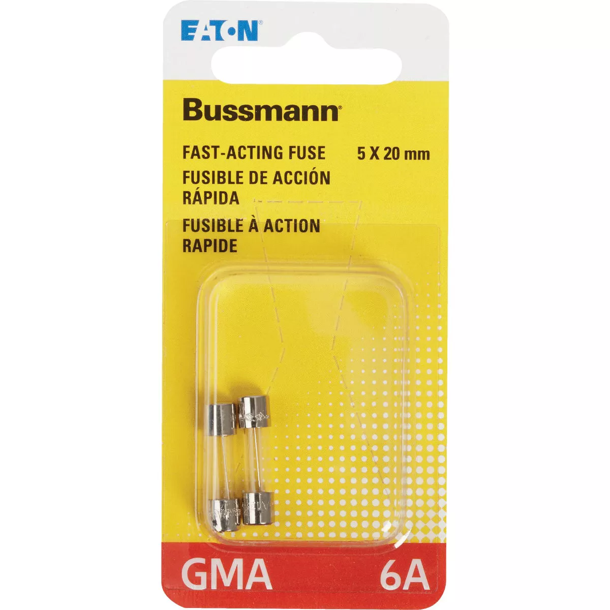 Bussmann 6A GMA Glass Tube Electronic Fuse (2-Pack) - photo 2