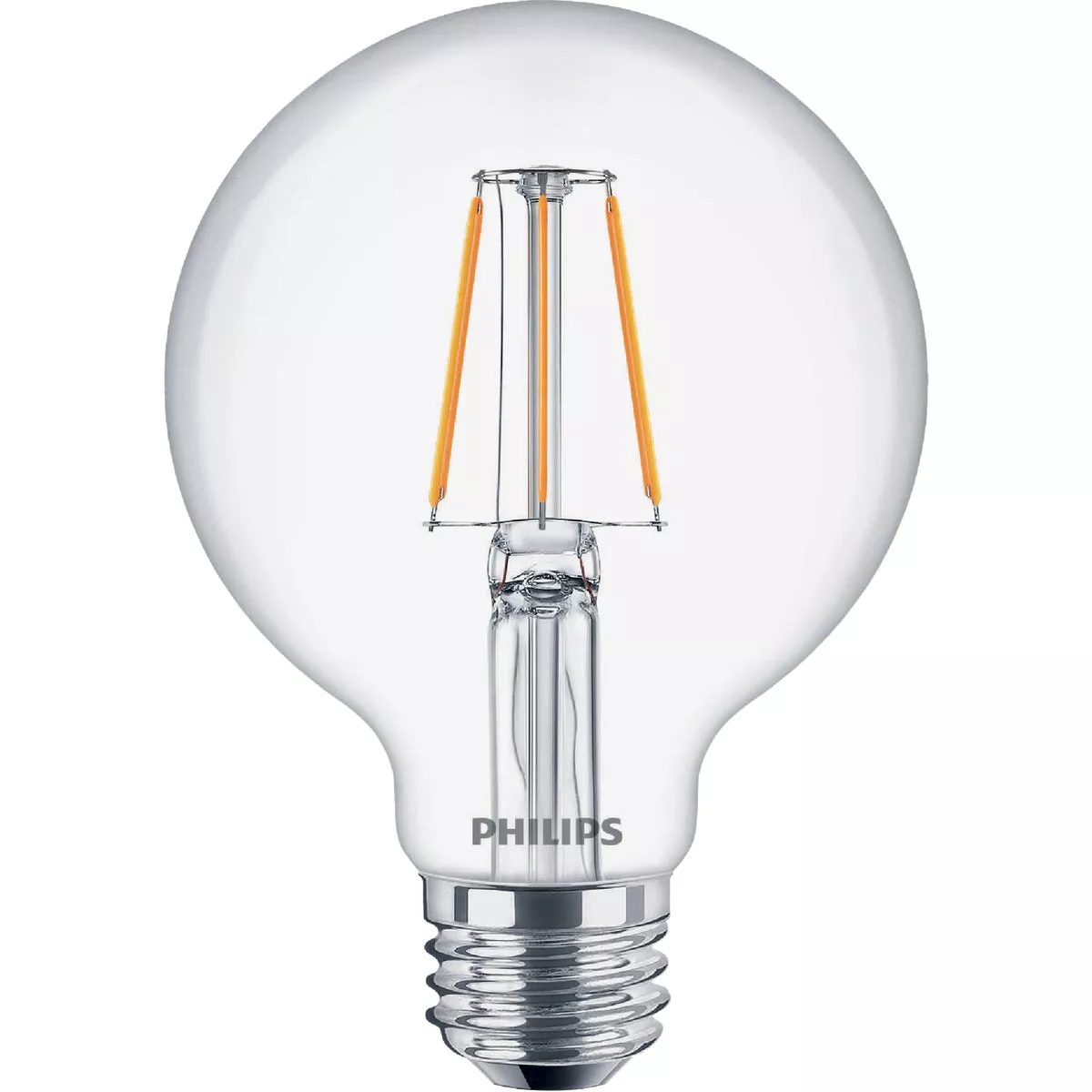 Philips 40W Equivalent Daylight G25 Medium Clear LED Decorative Light Bulb