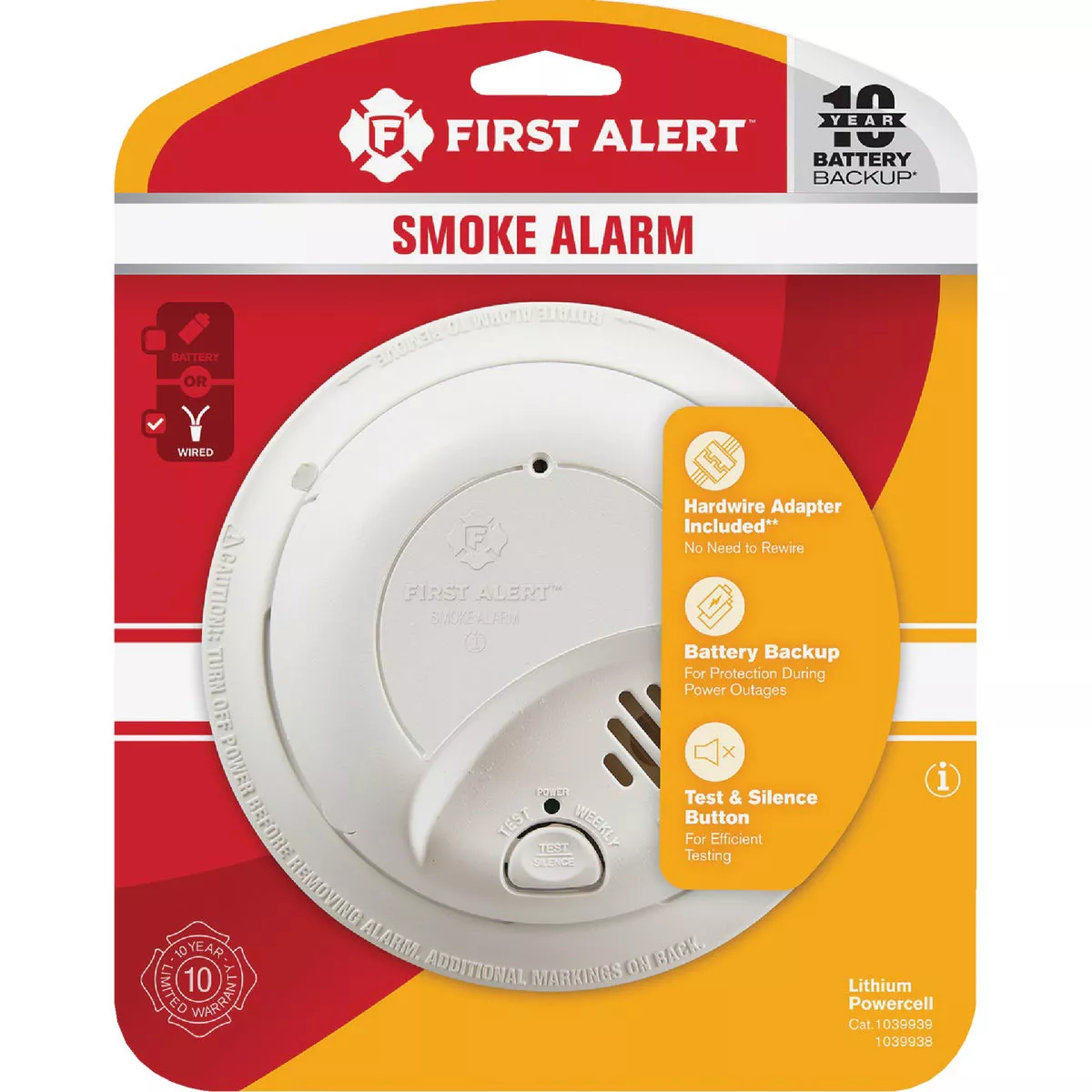 First Alert Hardwired 120V Ionization Smoke Alarm | Do it Best