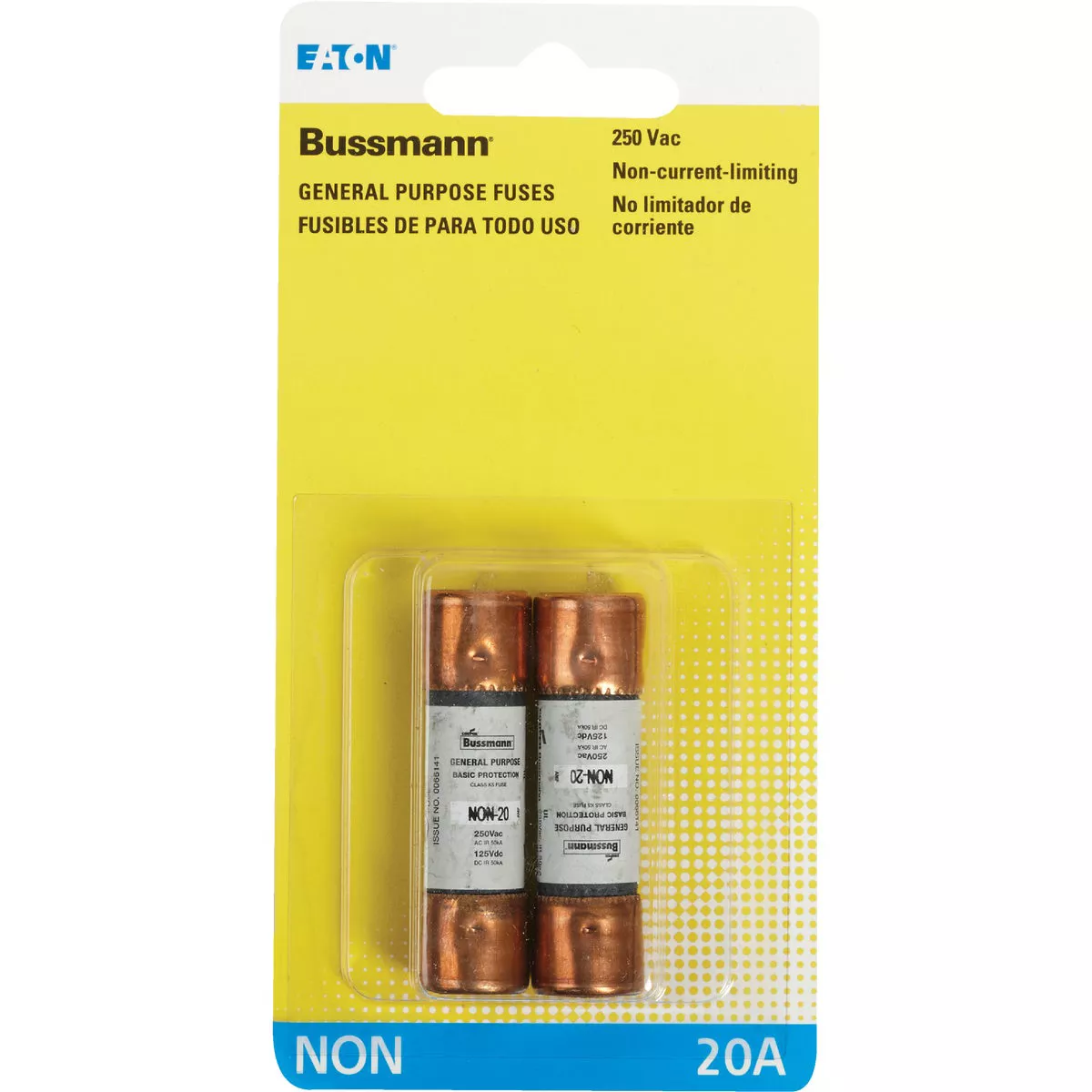 Bussmann 20A NON Cartridge General Purpose Cartridge Fuse (2-Pack) - photo 2