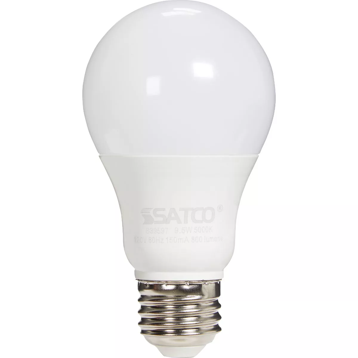 Satco Nuvo 60W Equivalent Warm White A19 Medium Dusk To Dawn LED Light Bulb