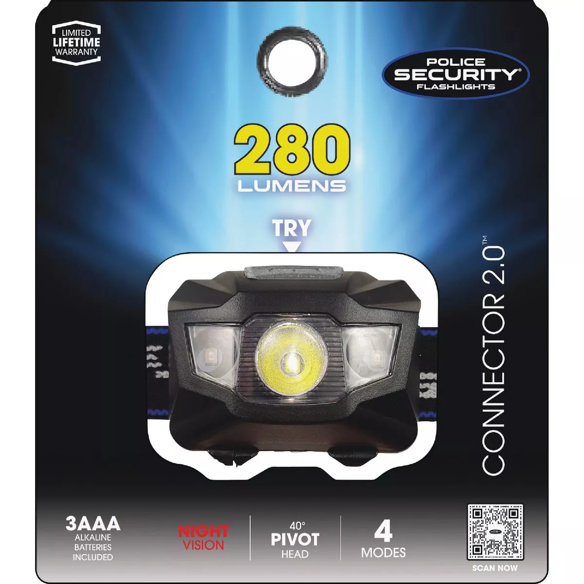 Police Security Connector 2.0 280 Lm. LED Headlamp - photo 2