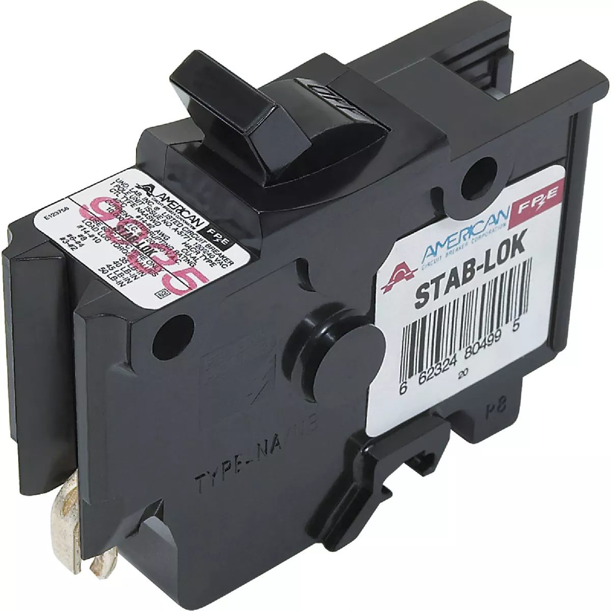 Connecticut Electric 40A Single-Pole Standard Trip Packaged Replacement Circuit Breaker For Federal Pacific