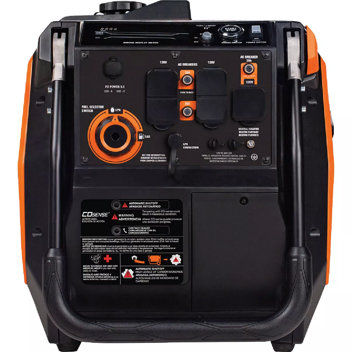 Generac iQ3800 3800W Dual Fuel Portable Inverter Generator - photo 2