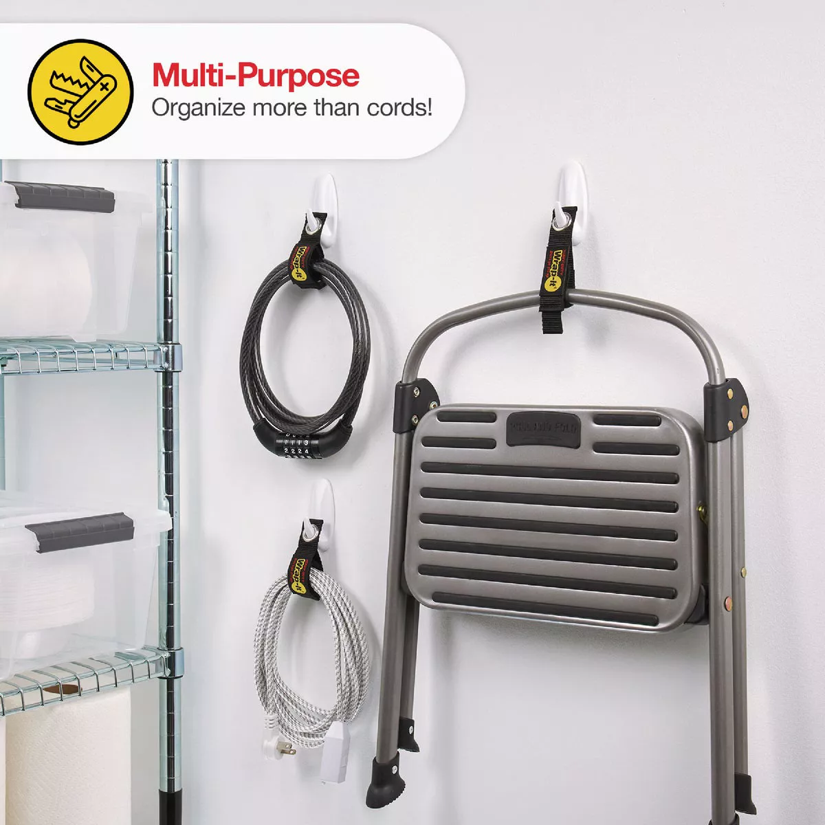 Wrap-It Storage 7 In. x 1 In. Heavy-Duty Straps (4-Pack) - photo 4