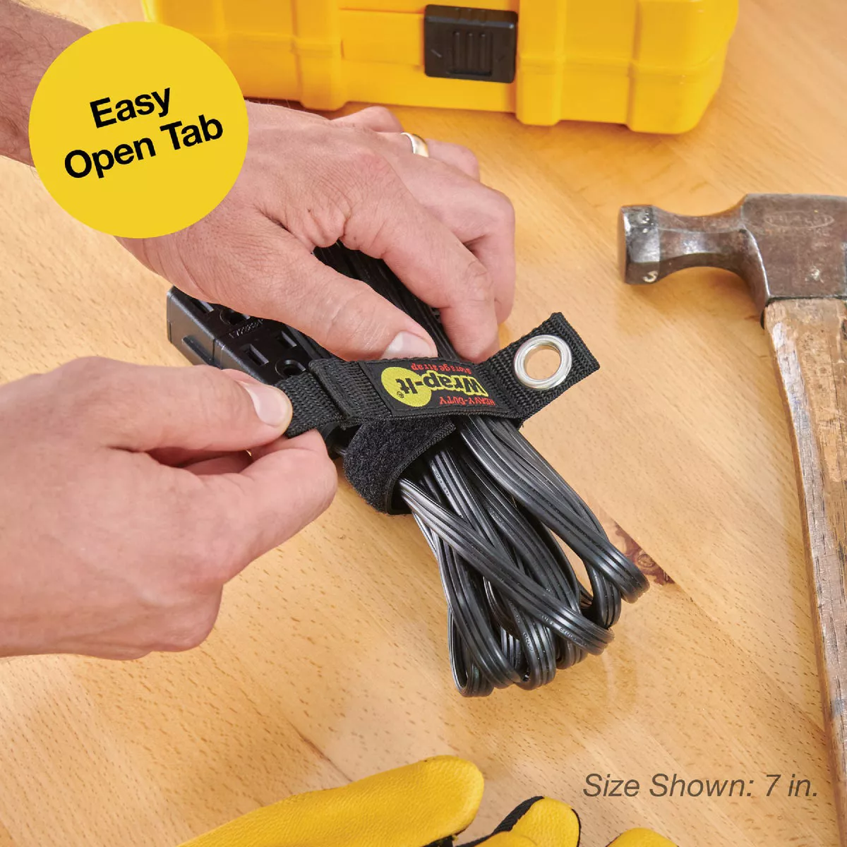 Wrap-It Storage 7 In. x 1 In. Heavy-Duty Straps (4-Pack) - photo 5