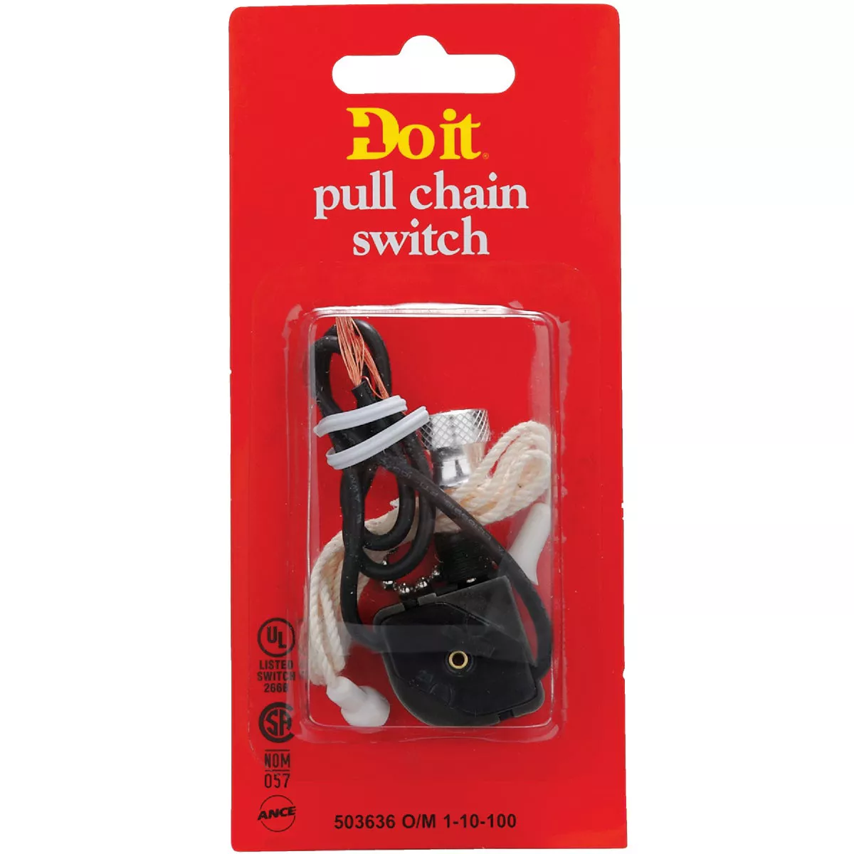 Do it On/Off 3 Ft. Cord Pull Chain Switch - photo 2