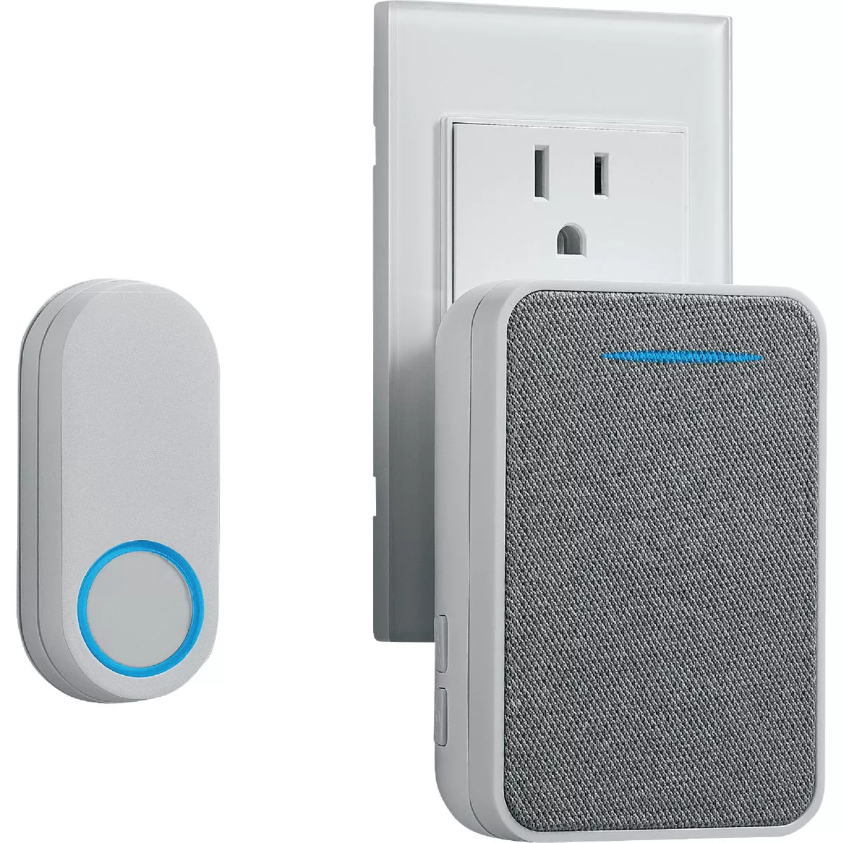 Heath Zenith Gray/White Plastic Wireless Doorbell Kit - photo 3