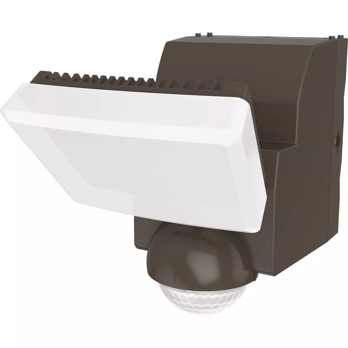 IQ America Bronze Motion Sensing LED Solar Powered Security Light Fixture, 700-Lumen