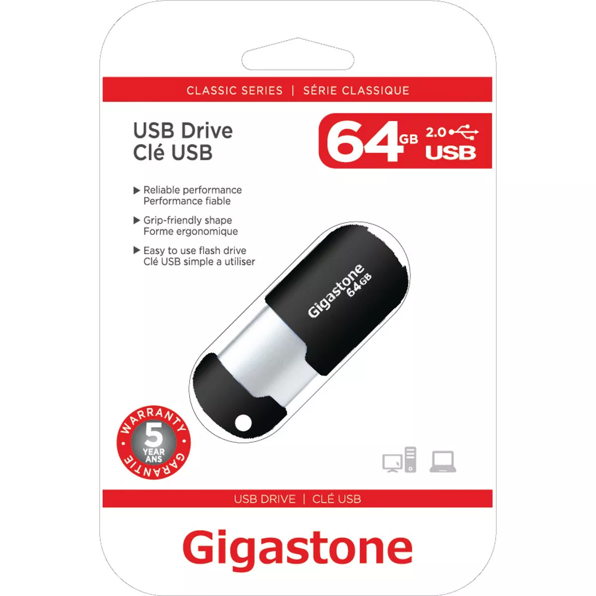 Gigastone Classic Series 64 GB USB Flash Drive - photo 2