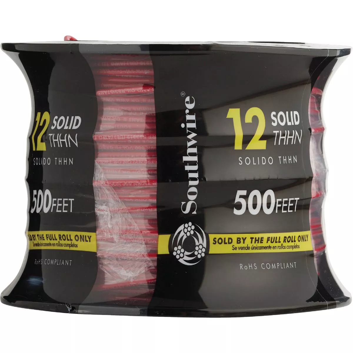 Southwire 500 Ft. 12 AWG Solid Red THHN Electrical Wire - photo 2