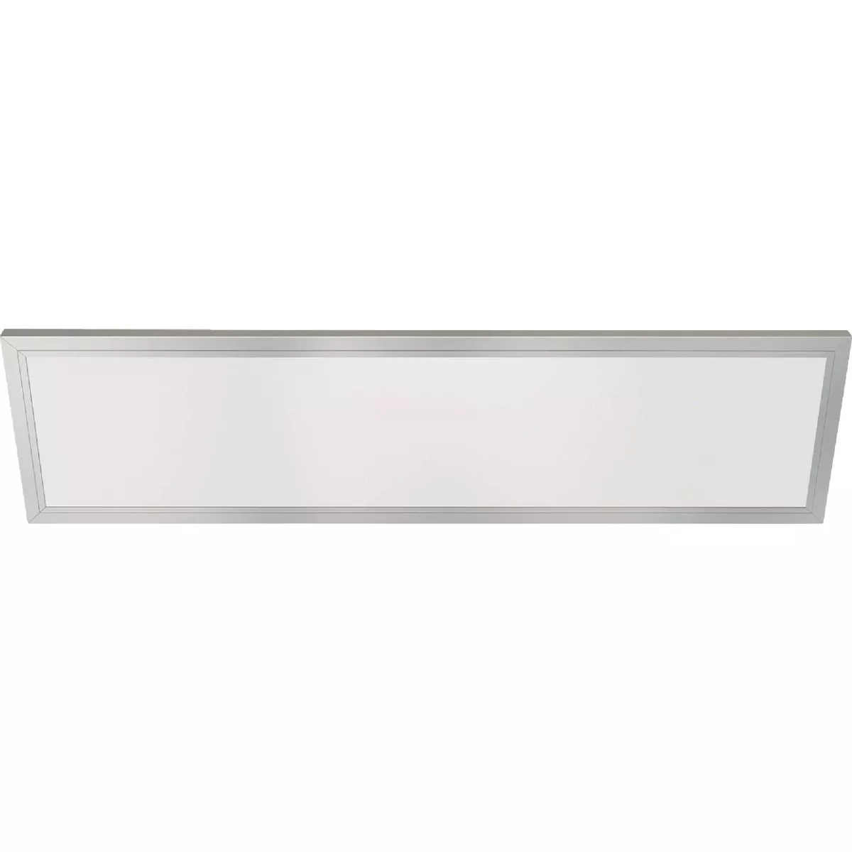 Feit Electric Edge-Lit 1 Ft. W. x 4 Ft. L. Nickel Dimmable 6-Way LED Utility Flush Mount Light