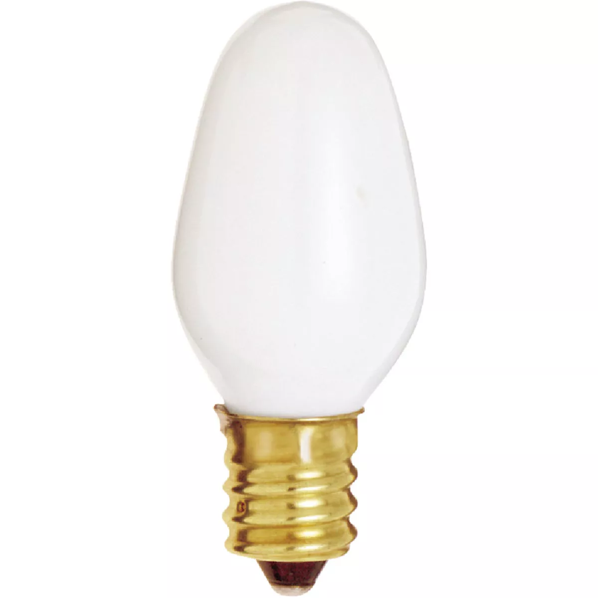 Satco 7W Soft White Candelabra Base C7 Incandescent Night Light Bulb (2-Pack)