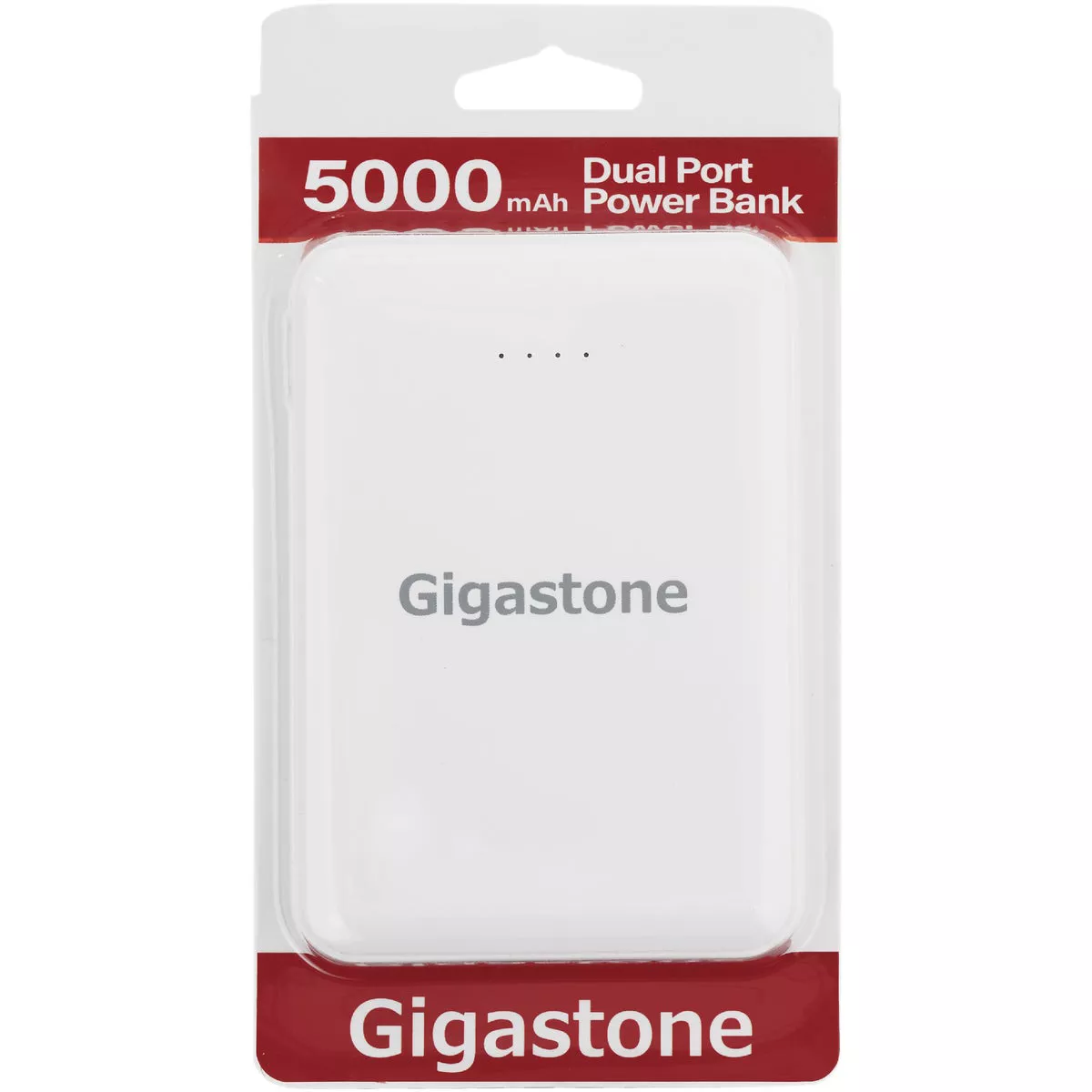 Gigastone 5000 mAh USB White Power Bank - photo 2