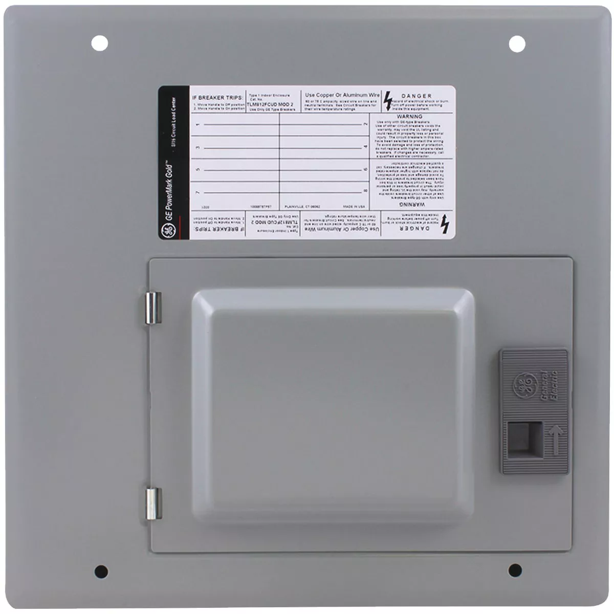 GE PowerMark Gold 125A 8-Space 16-Pole Indoor Convertible Main Lug Load Center