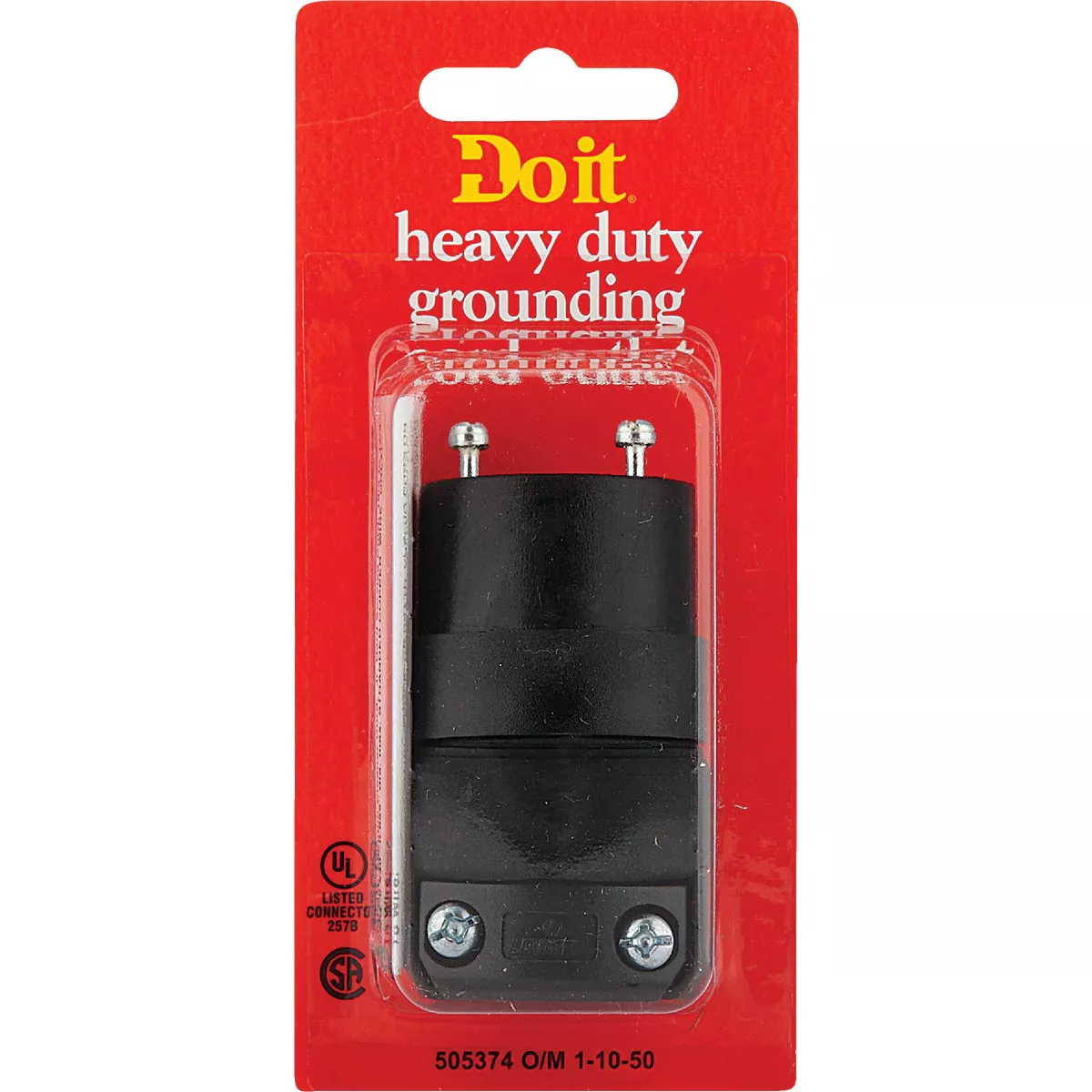 Do it 15A 125V 3-Wire 2-Pole Rough Use Cord Connector - photo 2