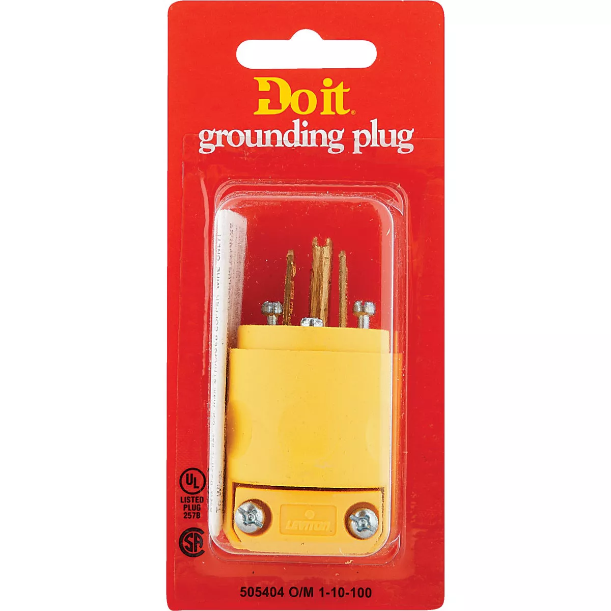 Do it 15A 125V 3-Wire 2-Pole Residential Grade Cord Plug - photo 2