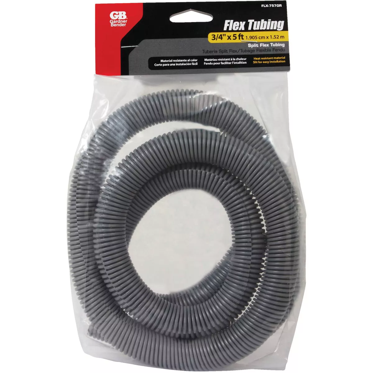 Gardner Bender 3/4 In. Dia. x 5 Ft. L. Polyethylene Gray Split Flex Tubing - photo 2