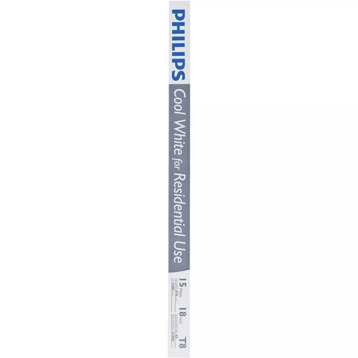Philips ALTO 15W 18 In. Cool White T8 Medium Bi-Pin Fluorescent Tube Light Bulb - photo 2