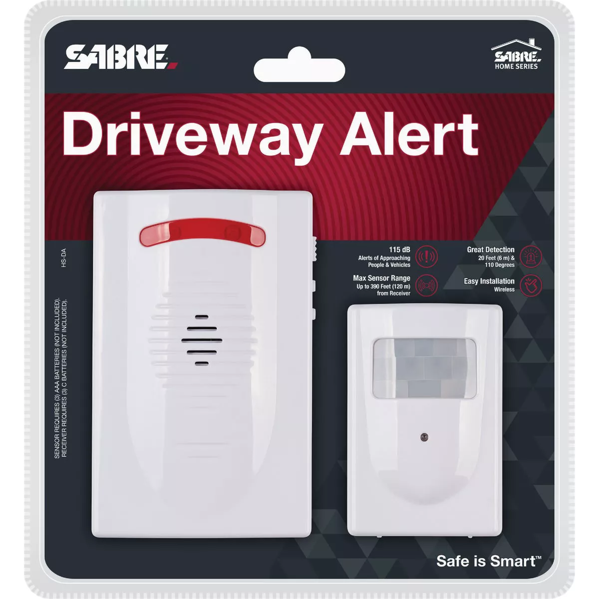 Sabre Wireless Motion Detector Sensor System with Driveway Alert - photo 2