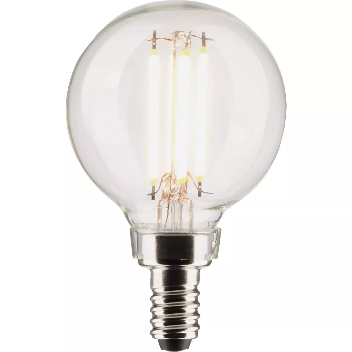Satco 40W Equivalent Warm White G16.5 Candelabra LED Decorative Light Bulb (2-Pack) - photo 3