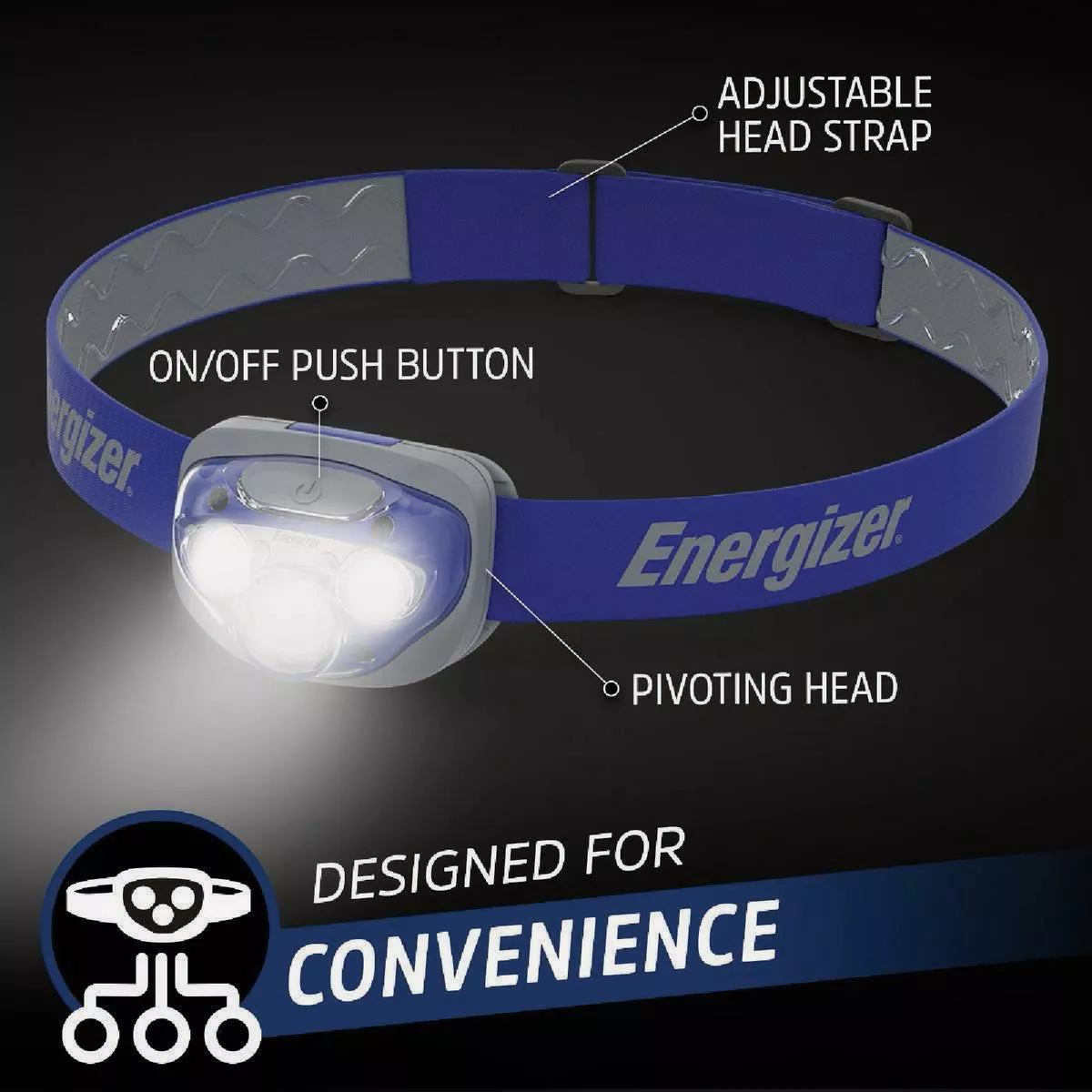 Energizer 350 Lm. LED Headlamp (2-Pack) - photo 6