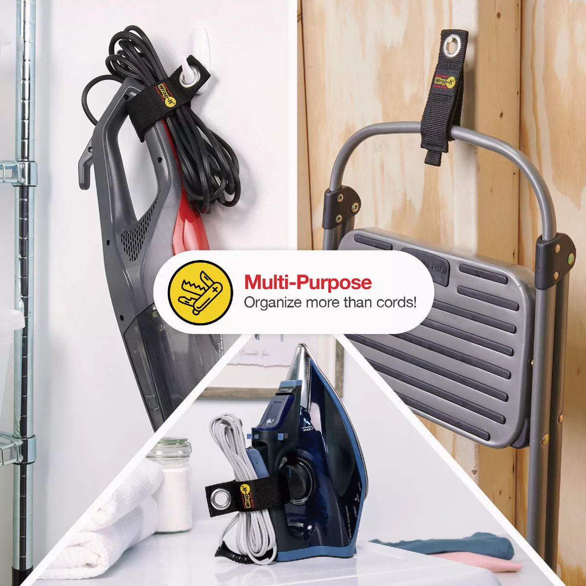 Wrap-It Storage 10 In. x 2 In. Heavy-Duty Straps (3-Pack) - photo 5