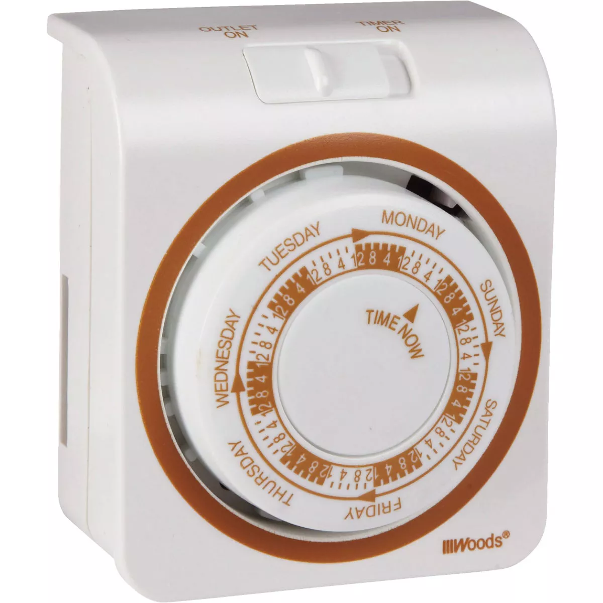 Woods 125V Indoor Mechanical Vacation Timer - photo 3