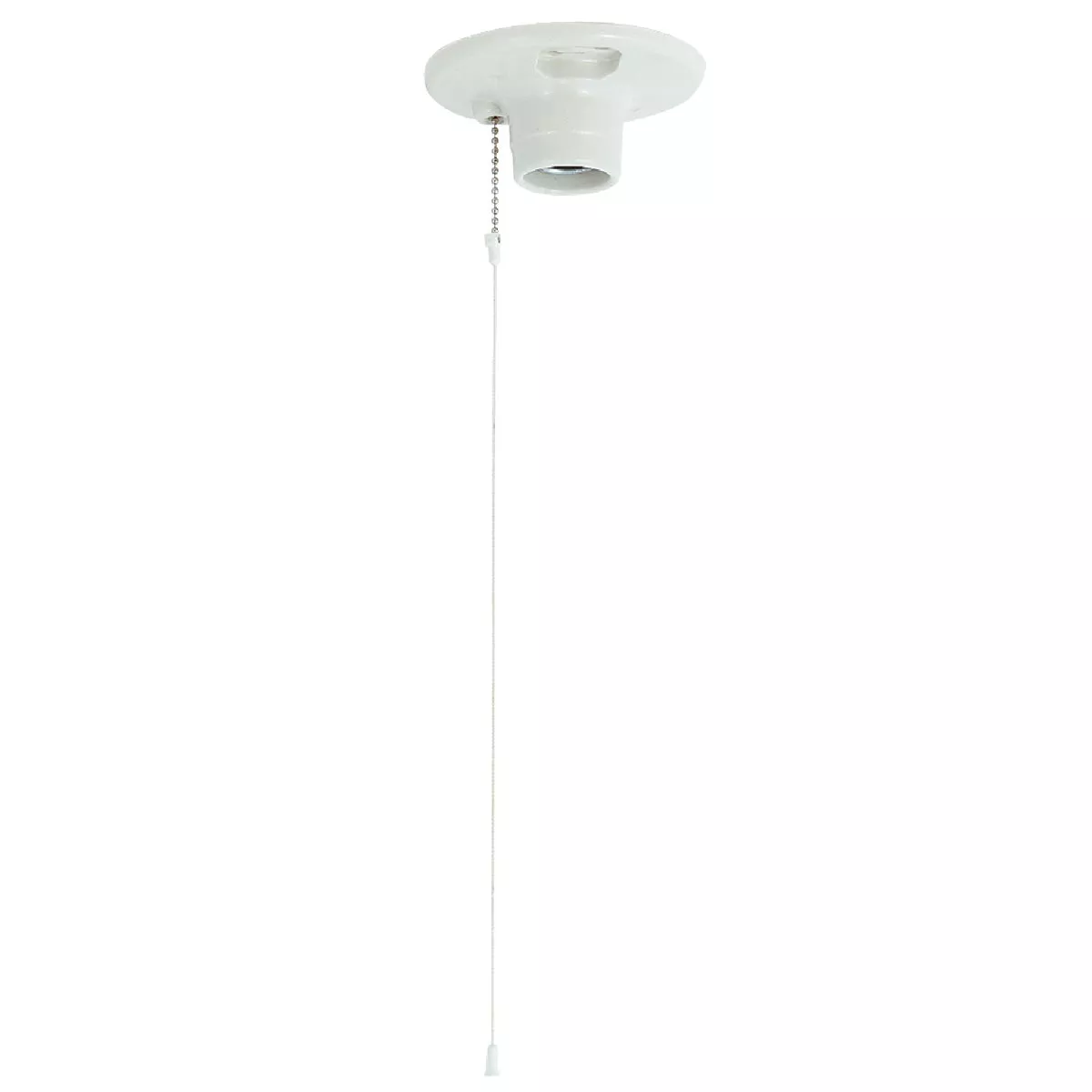 Leviton White Porcelain Incandescent 1-Piece Lampholder