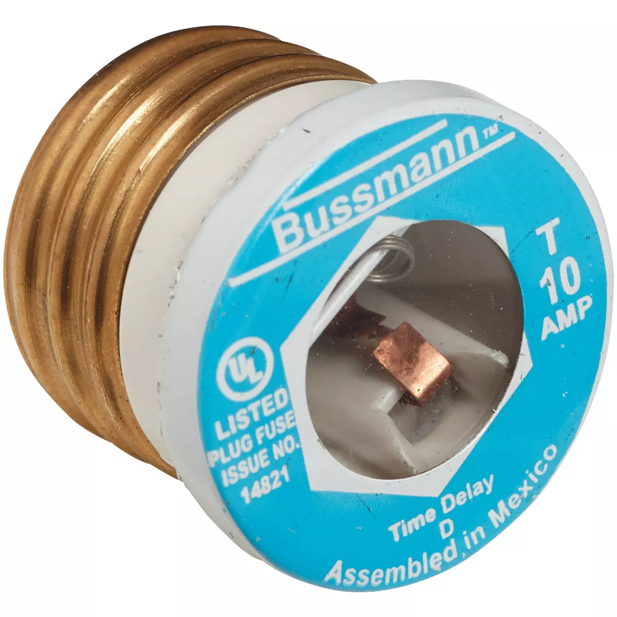 Bussmann 10A BP/T Time-Delay Plug Fuse - photo 3