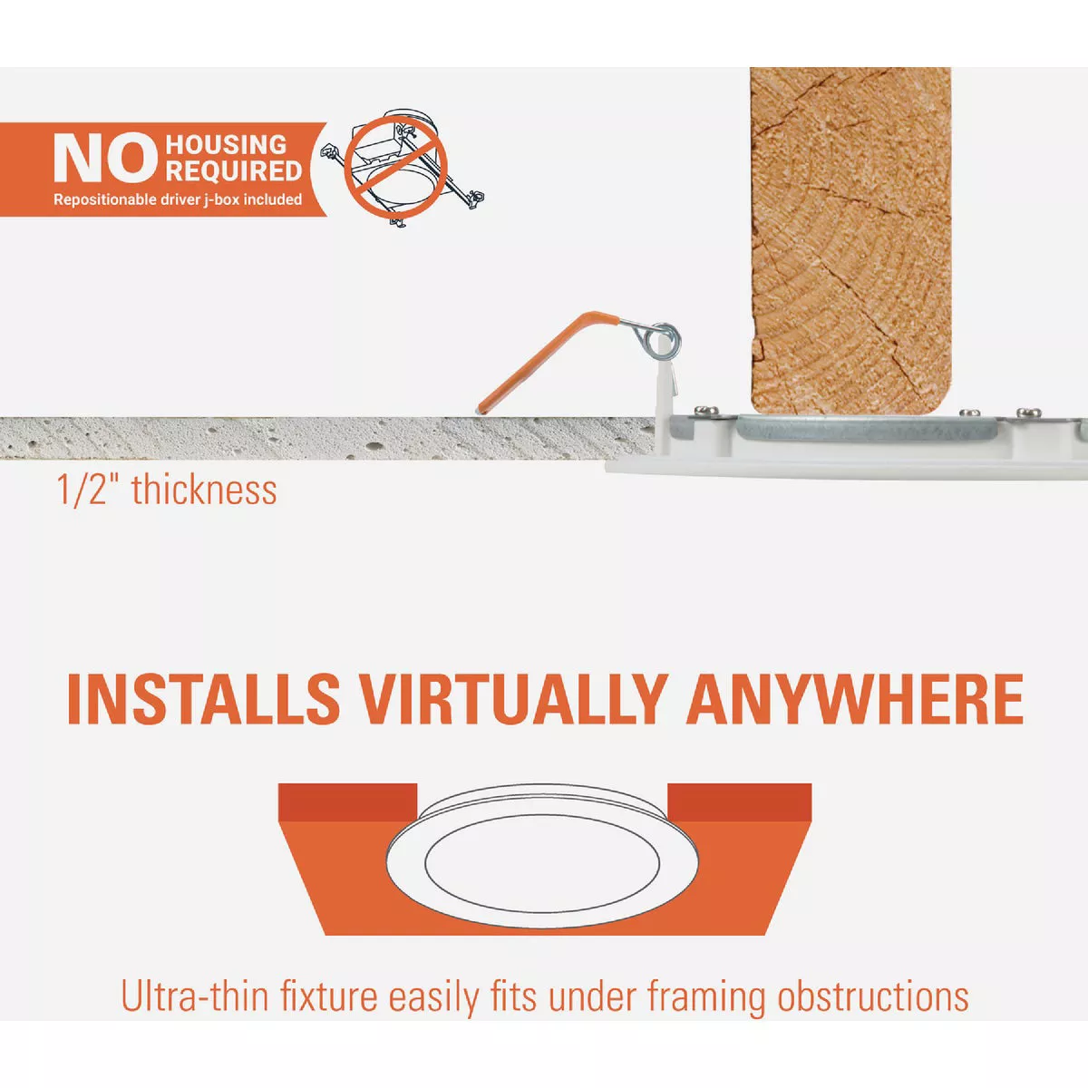 Halo 4 In. 600 Lm. 5CCT Canless Integrated LED Light Fixture - photo 6
