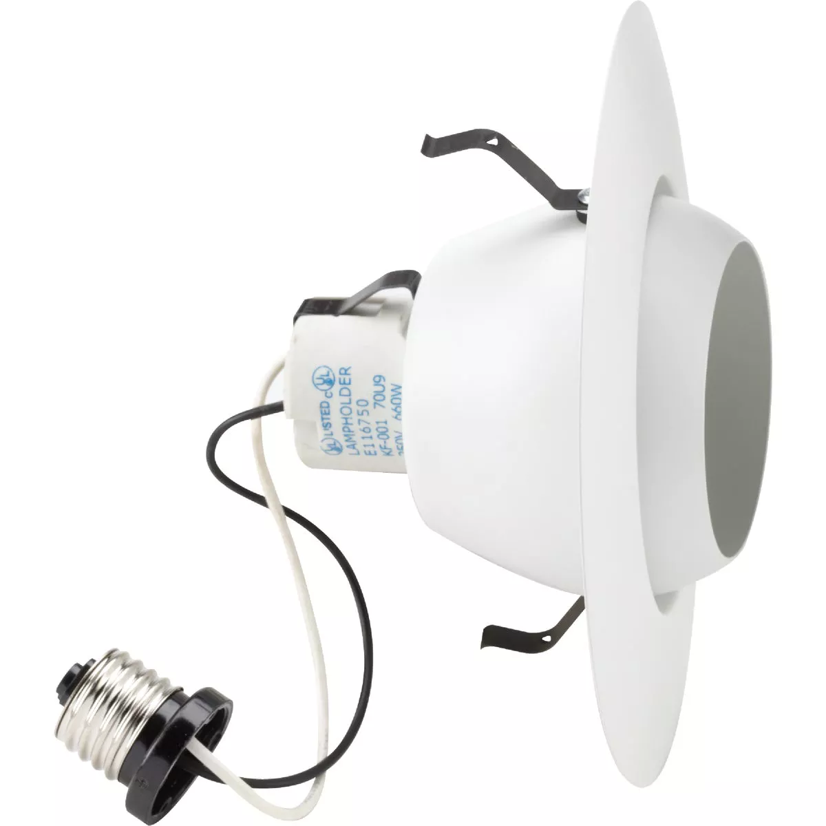 Thomas 5 In. White Eyeball Recessed Fixture Trim