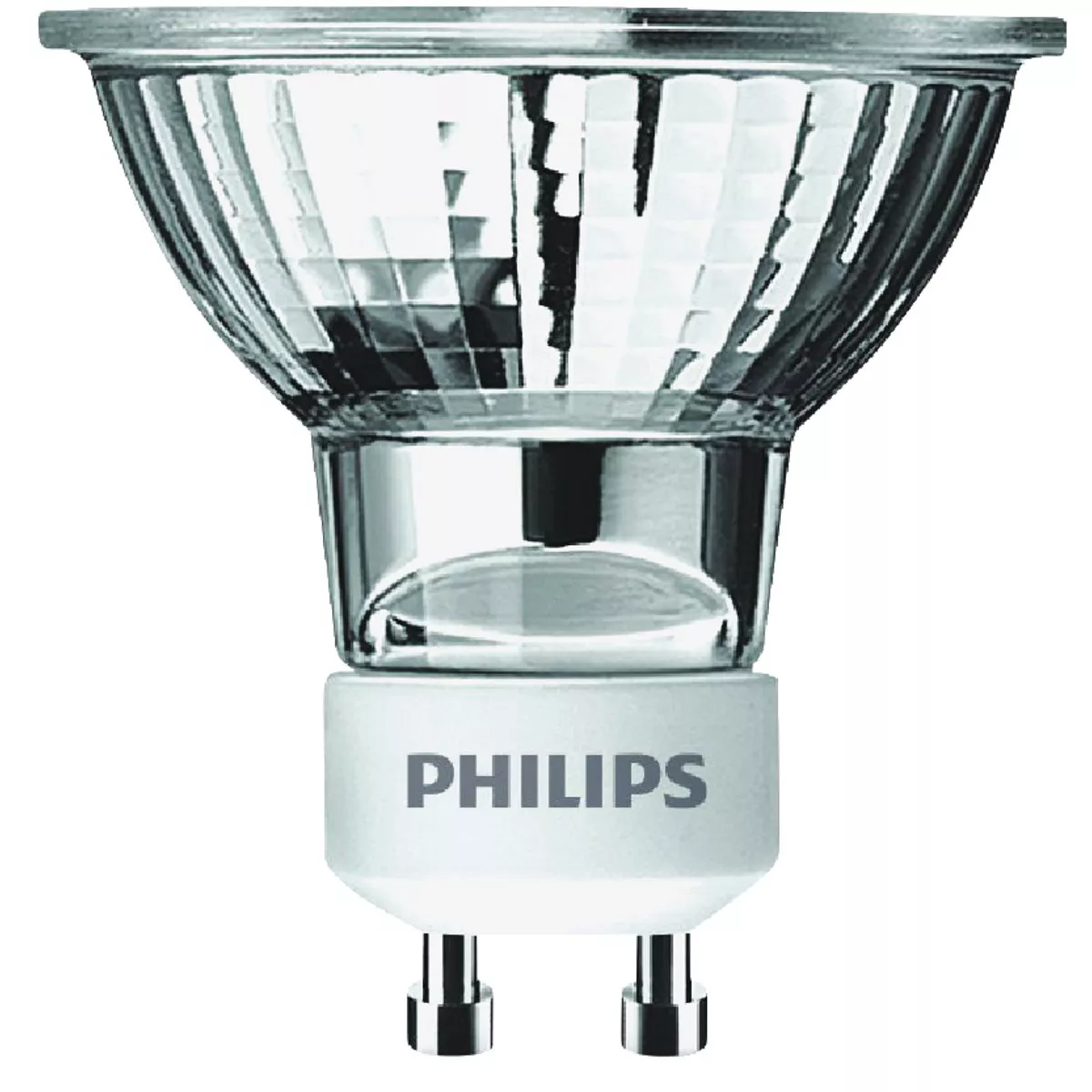 Philips 60W Equivalent Clear GU10 Base MR16 Halogen Floodlight Light Bulb - photo 3