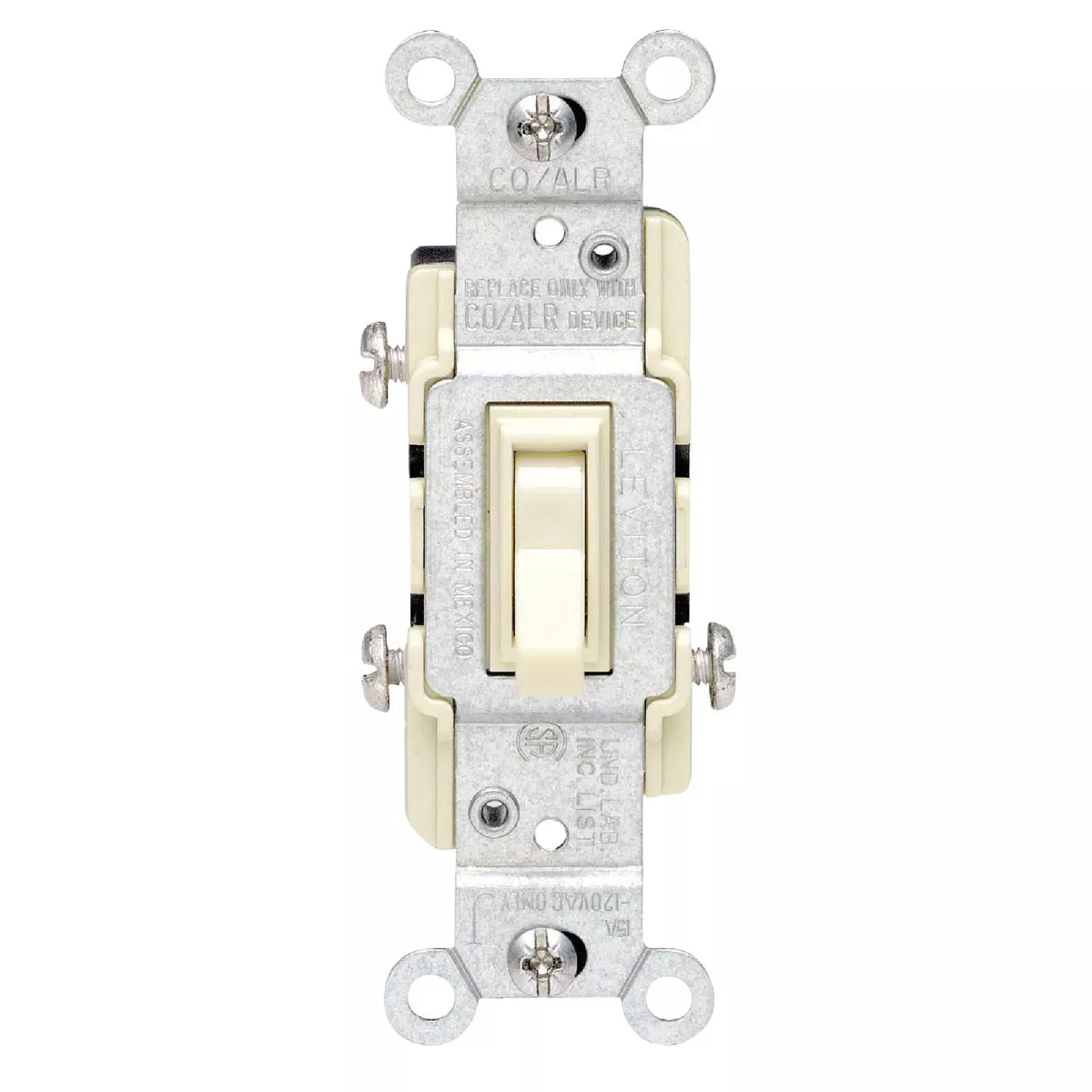 Leviton Ivory 15A Quiet 3-Way Switch