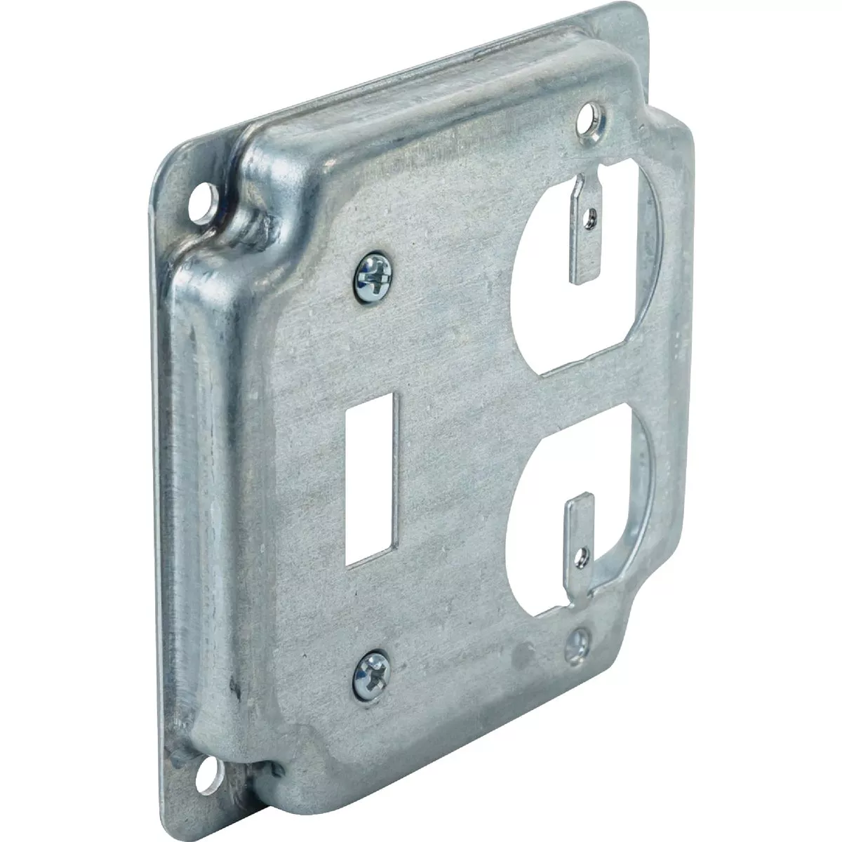 Southwire Toggle Switch/Duplex Outlet 4 In. x 4 In. Square Device Cover