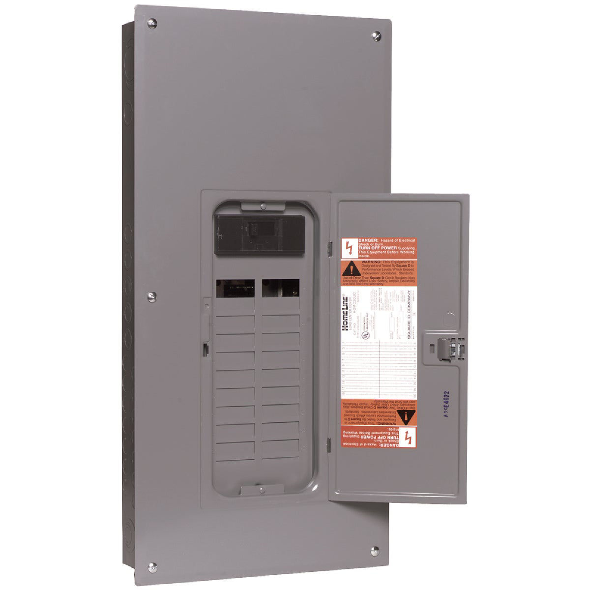 Square D Homeline 200A 20Space 40Circuit Indoor Main Breaker Plugon