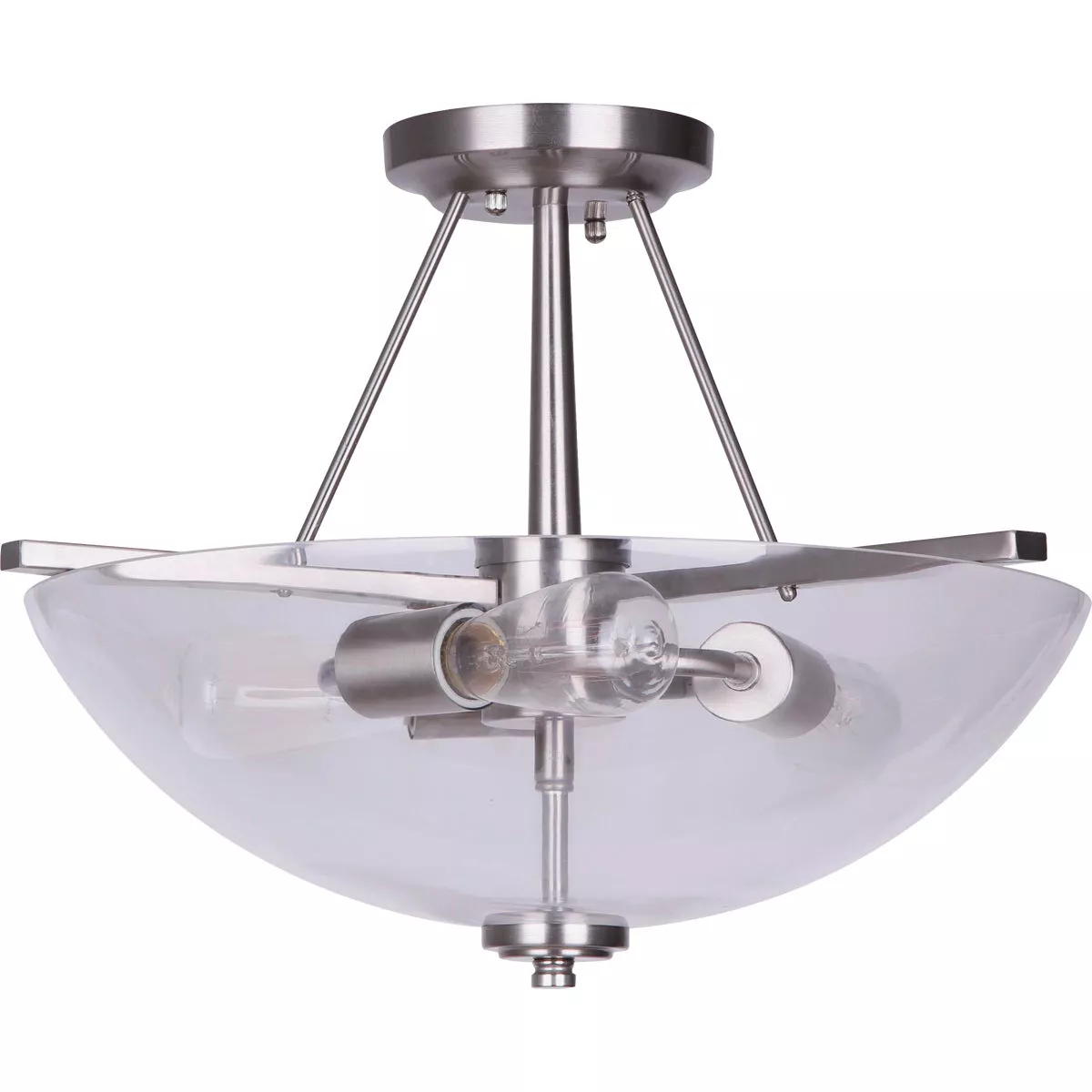ISF256A03BN-C Home Impressions 15 in. Semi-Flush Mount Ceiling Light Fixture, image size:1200x1200