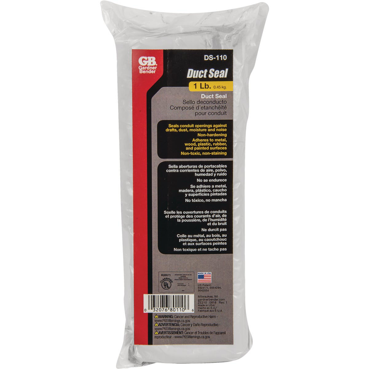 thumbnail image 2 of Rainbow Duct Seal Compound Putty – 1lb, #79526, Made In USA 2 of 6