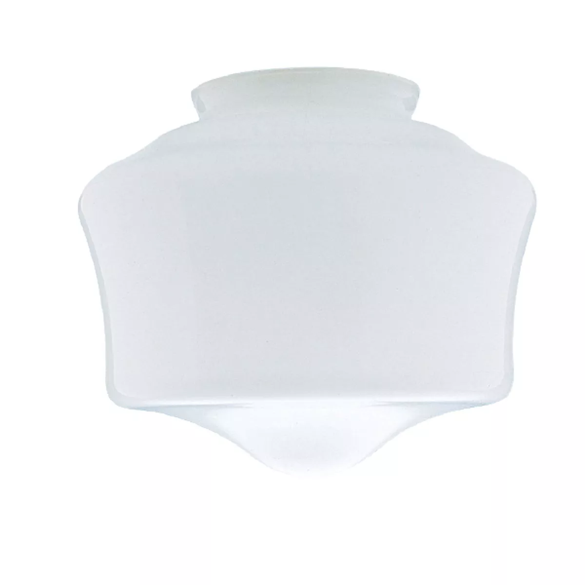 Westinghouse White 6-1/4 In. x 7-1/4 In. Schoolhouse Ceiling Shade