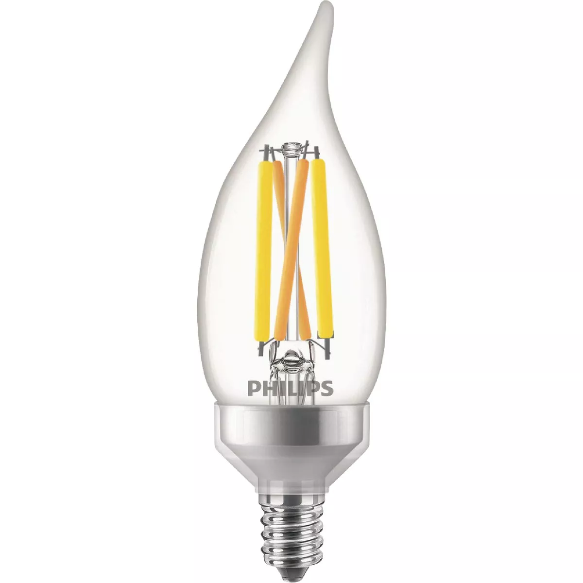 Philips Ultra Definition 75W Equivalent Soft White BA11 Adjustable Base (E12 & E26) LED Decorative Light Bulb (3-Pack) - photo 3