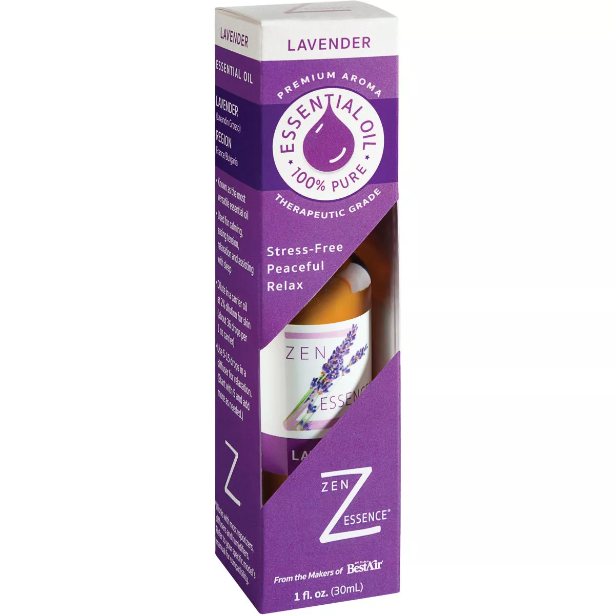 BestAir Zen Essence 1 Oz. Lavender Scented Essential Oil Humidifier Fragrance - photo 2
