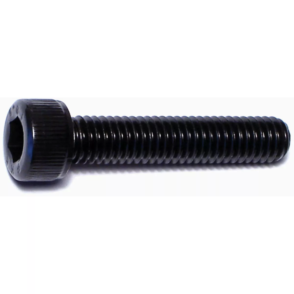 Midwest Fastener 6mm-1.0 x 30mm Black Oxide Class 12.9 Steel Coarse Thread Knurled Head Hex Socket Cap Screws (50 Ct.)