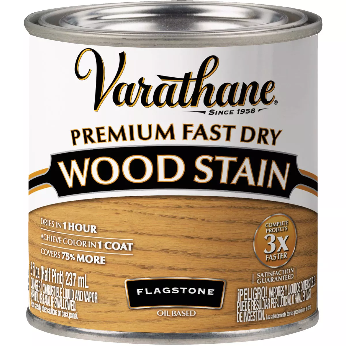 Varathane Flagstone Premium Fast Dry Interior Wood Stain, 1/2 Pt.