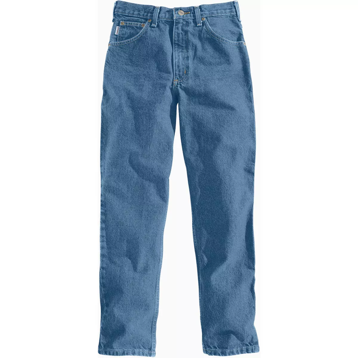 Carhartt Men's 32x34 Stonewash Heavyweight 5-Pocket Tapered Jeans, Relaxed Fit