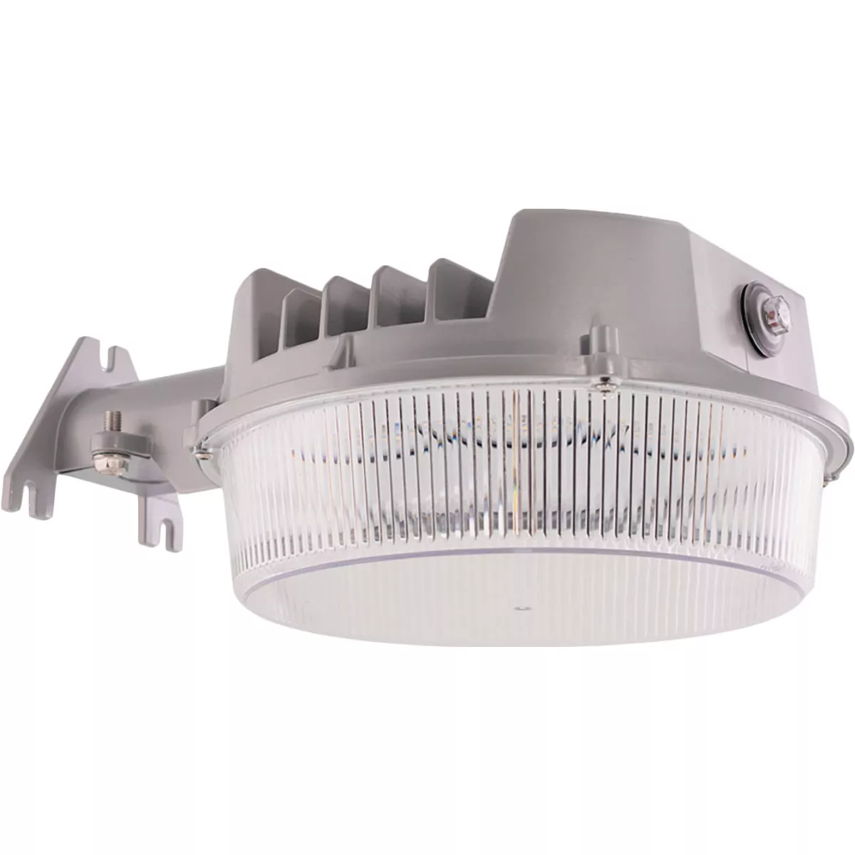 Halo Gray Dusk To Dawn LED Outdoor Area Light Fixture, 2000 Lm.